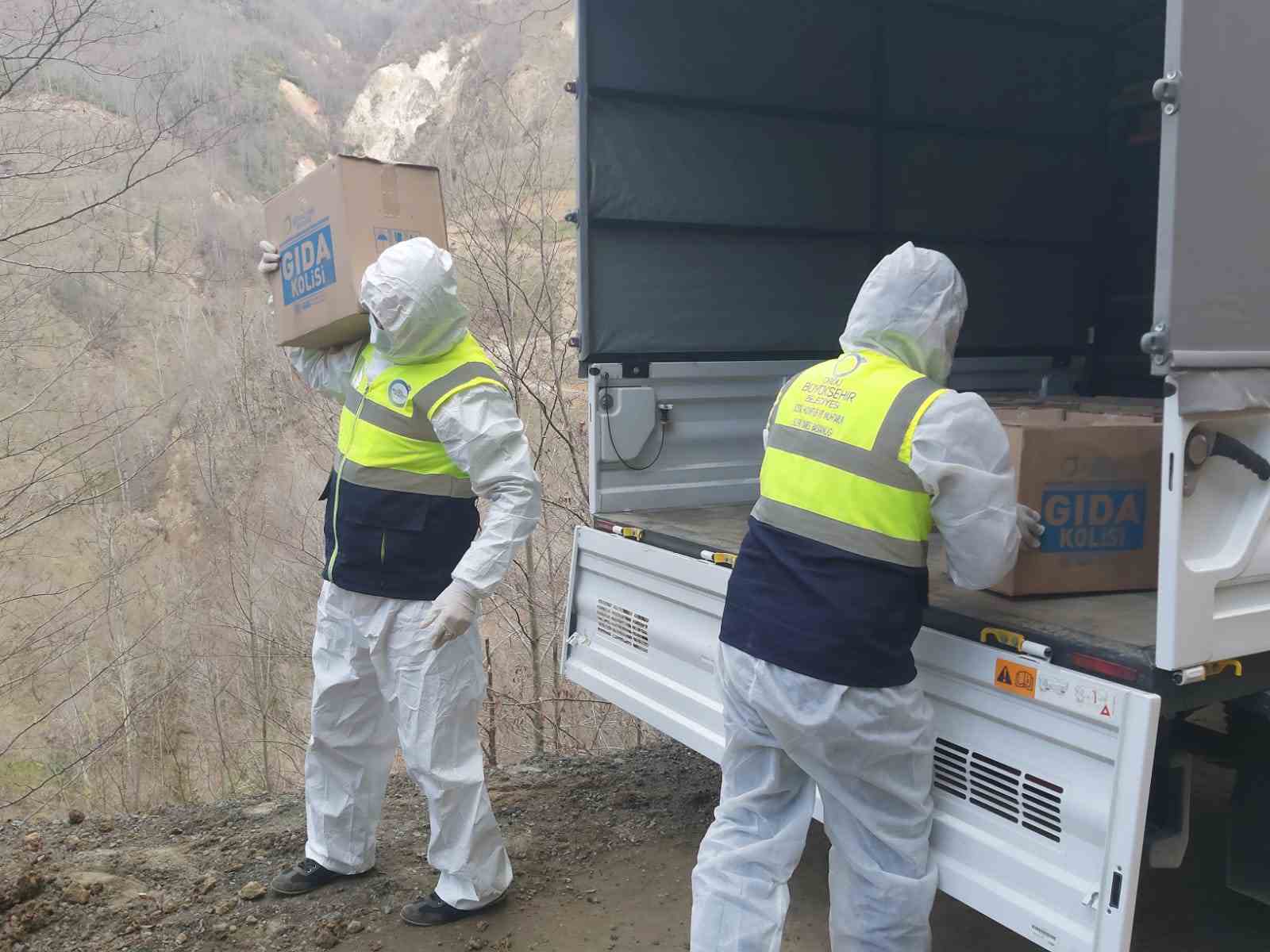 BÜYÜKŞEHİRDEN KUZKÖY'E YARDIM GECİKMEDİ